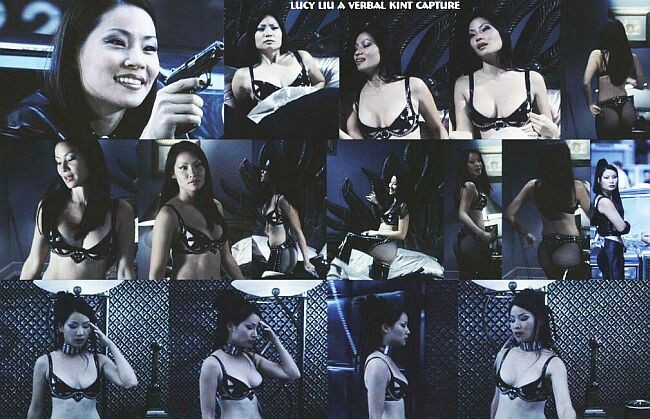 sassy asian actress Lucy Liu has sex outdoors #75352504