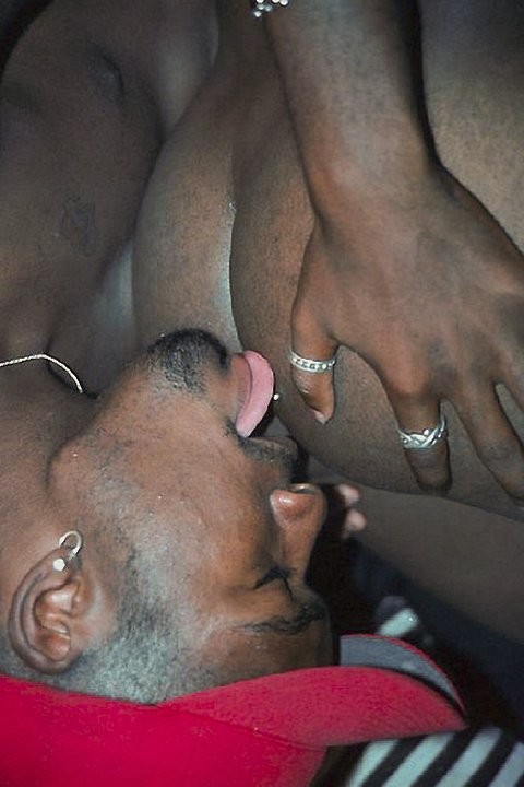 Two smooth black twinks sucking and rimming and fucking gusto #76913211