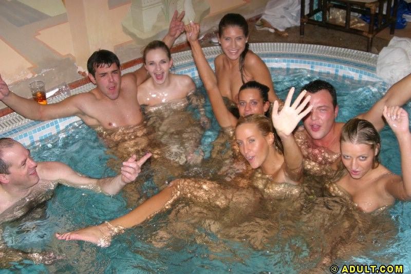 Insane pool party orgy sex with drunk babes #73965168