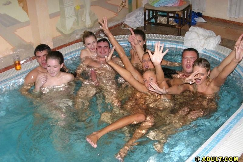 Insane pool party orgy sex with drunk babes #73965205