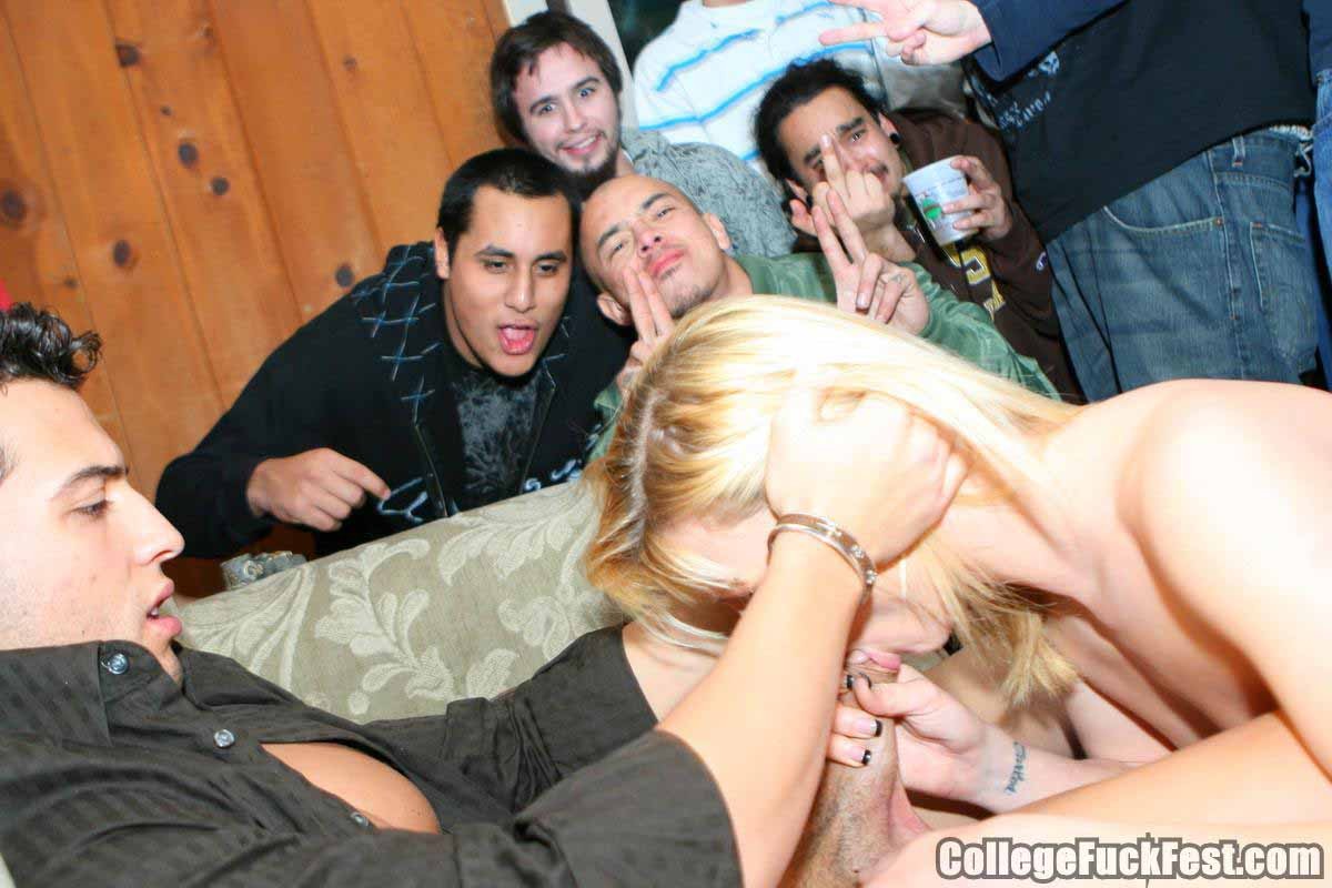 Hot blonde fucking at college party #73802814