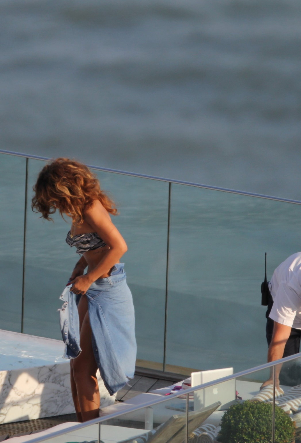 Rihanna wearing bikini at the pool in Rio De Janeiro #75287776