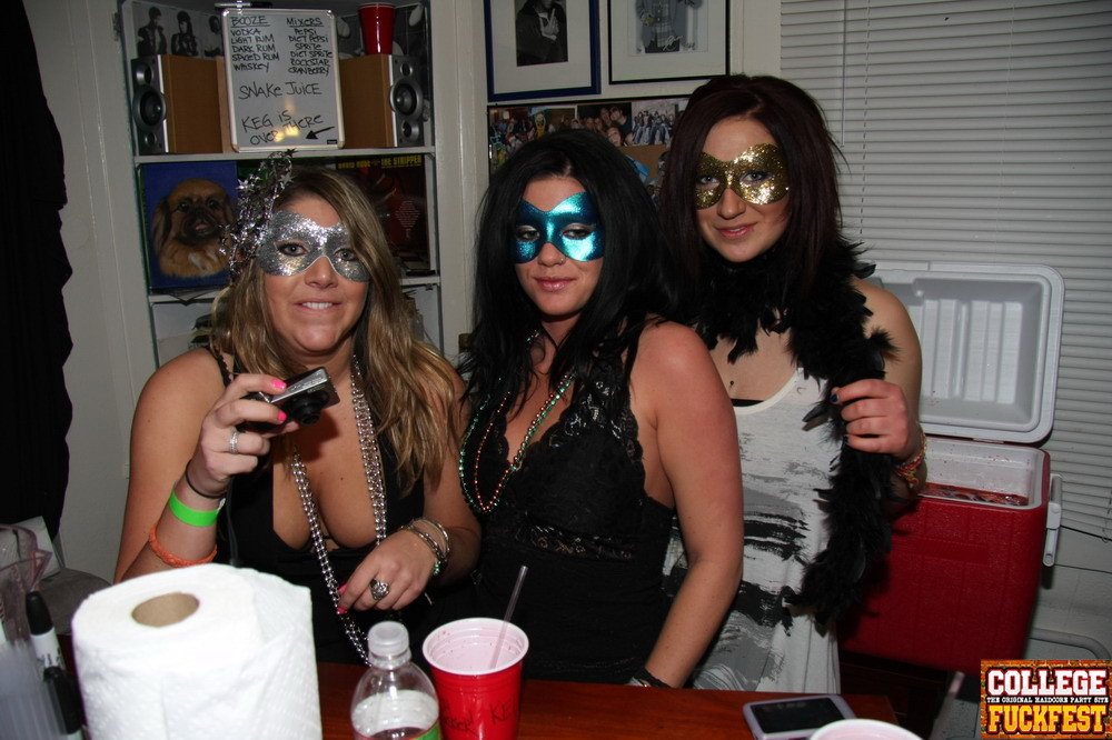 Awesome mardi gras party with plenty of super hot teen whores #67173458