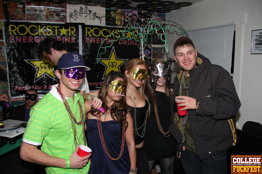 Awesome mardi gras party with plenty of super hot teen whores #67173500