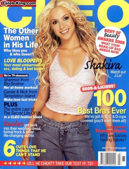 Wild celebrity superstar Shakira posing very sexy #75433445
