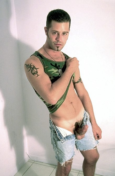 Army recruit with huge dick stripping and showing for camera #76958049