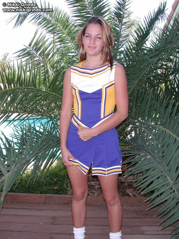 Nikki dresses up like a cheerleader #67764827