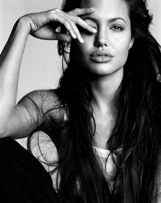 Celebrity Angelina Jolie sweet exposed big boobs #75404393