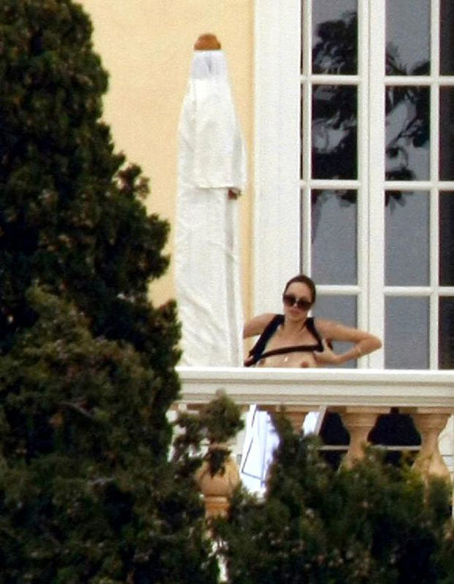 Celebrity Angelina Jolie sweet exposed big boobs #75404512