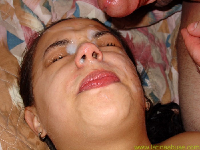 Face fucked latina teen ends up with sperm blasted face #76085921