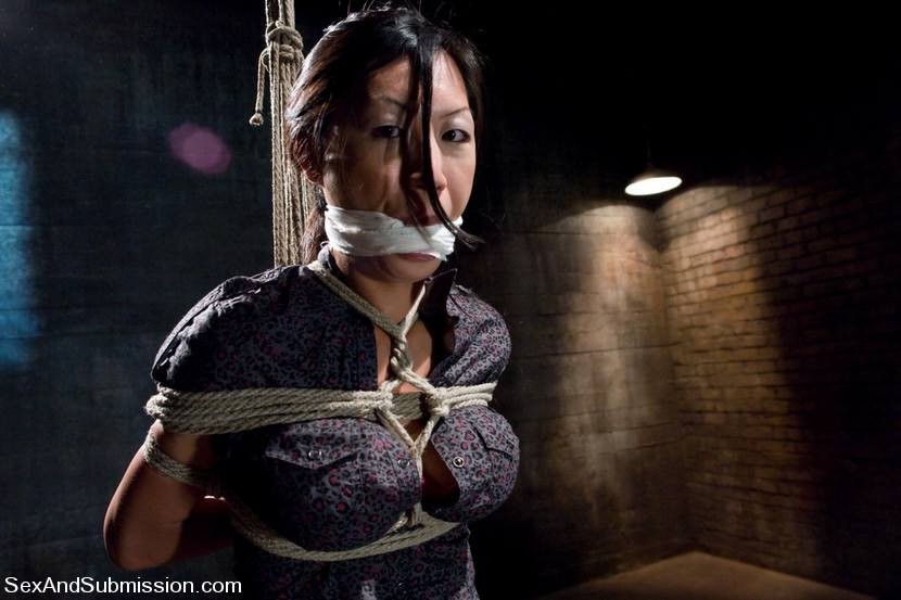 Asian girl Tia Ling in rope bondage and having rough sex #72107472