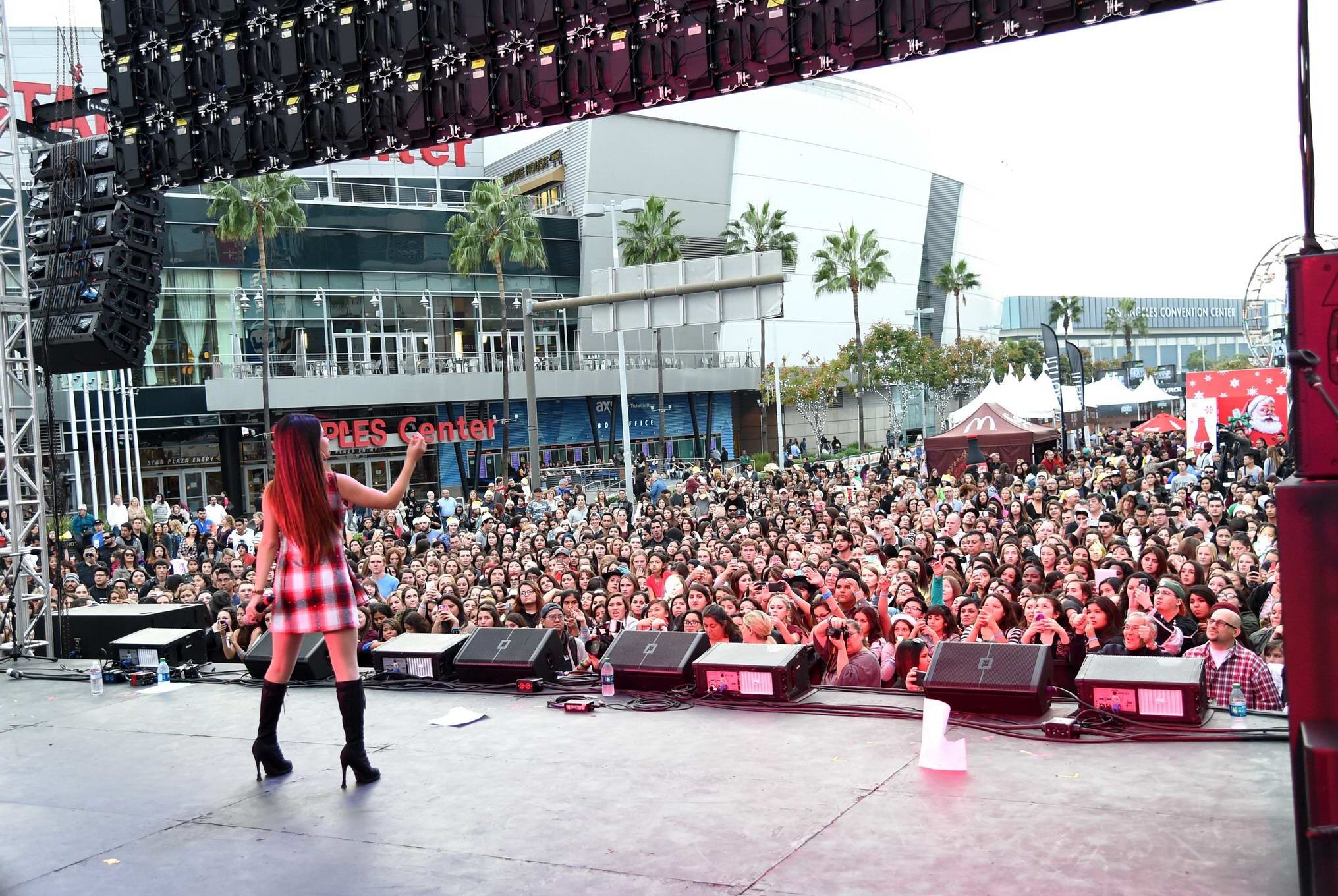 Becky G leggy wearing fuckme boots at KIIS FMs Jingle Ball 2014 in LA #75178861