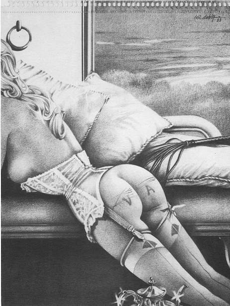 classic evil painful female rope and leather bondage artworks #69652772