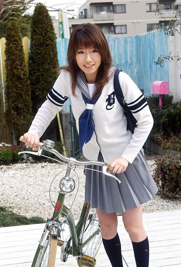Towa aino asian schoolgirl model shows off white panties
 #69891510