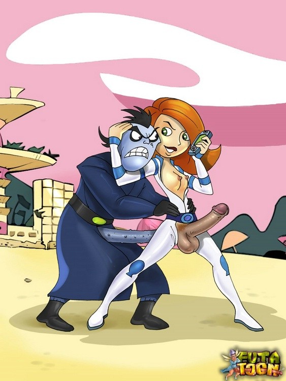 Shemale Kim Possible and her horny fuckmates #69543362