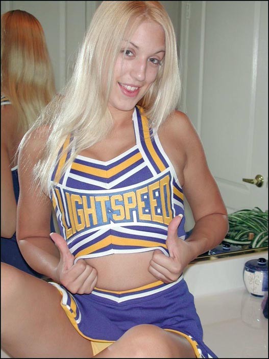 Cheerleader Shows Tits #75475703