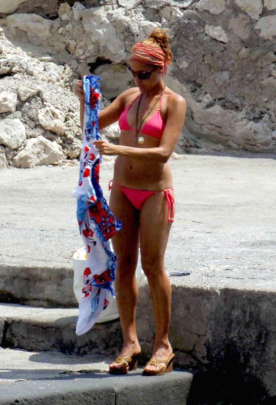 Celeb Eva Mendes showing her nice nude tits in fetish lingerie #75399967