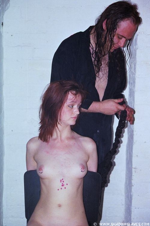 Skinny teen redhead slavegirl Charlottes breast bondage and extreme bdsm hotwaxi #72118951