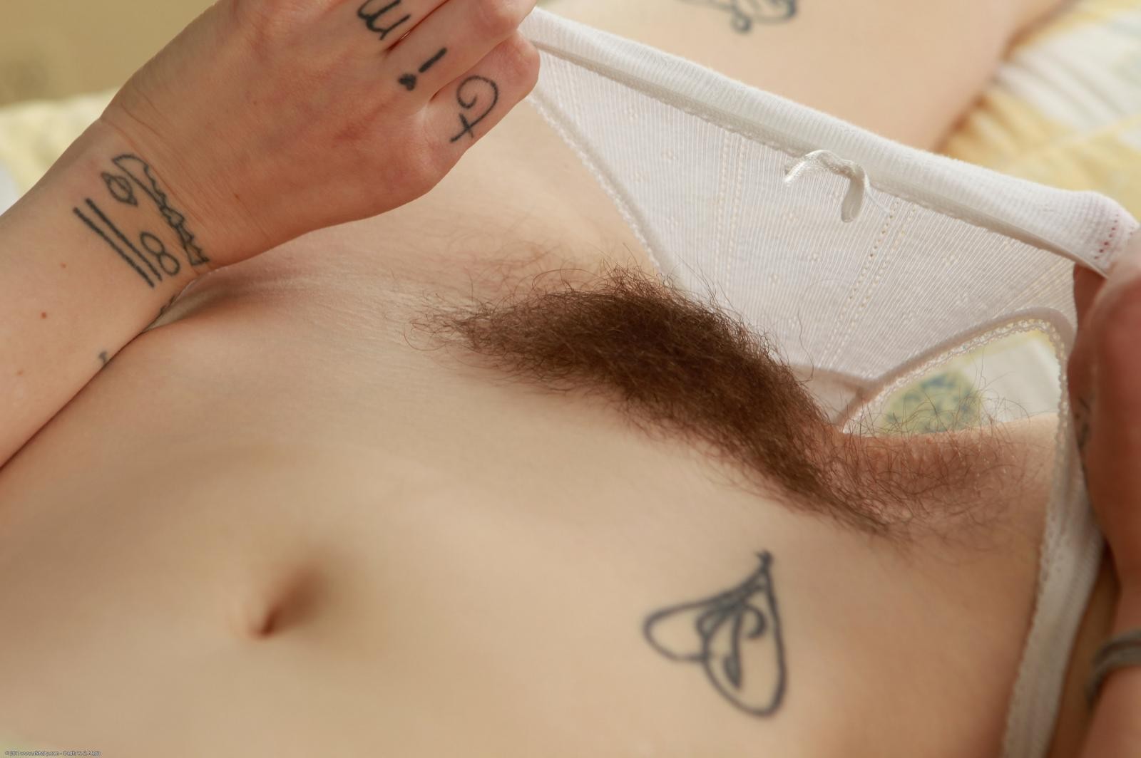 Hirsute natural amateur Wynd spreading pussy #76521767