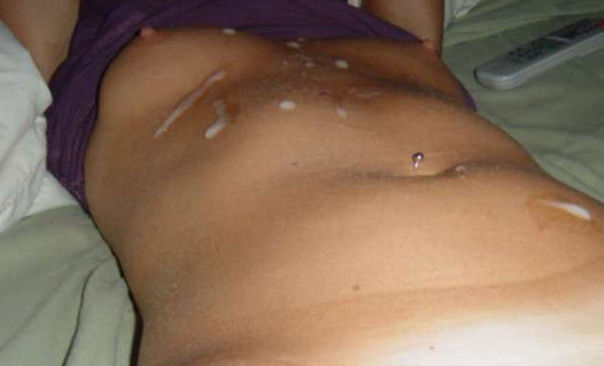 変態的な裸の女の子のホットな写真は、精液を浴びる
 #75828065