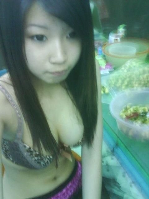 Cute young Asian babe working as a club hostess #69831692