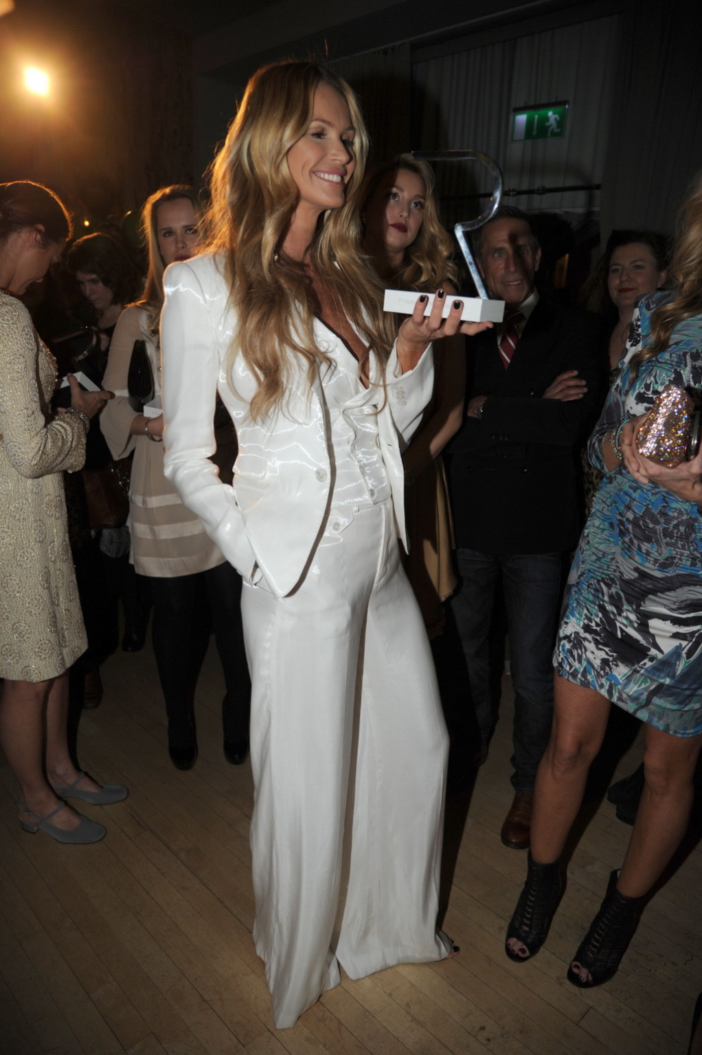 Elle MacPherson looking hot and cleavy at Rodial Beautiful Awards in London #75271198