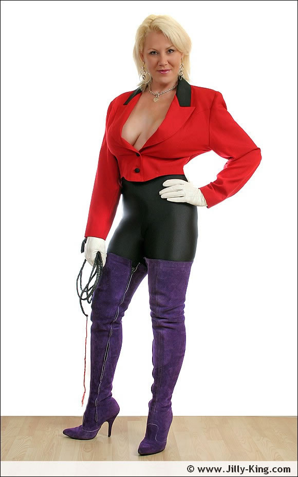 Mature spandex whip mistress and thigh boots babe #76612647