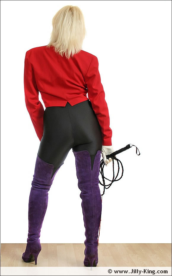Mature spandex whip mistress and thigh boots babe #76612669