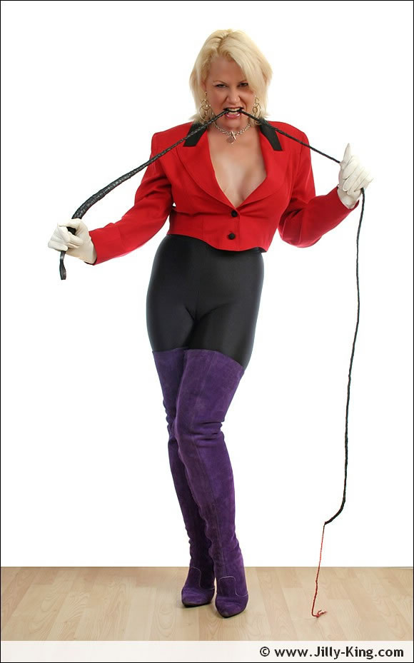 Mature spandex whip mistress and thigh boots babe #76612703