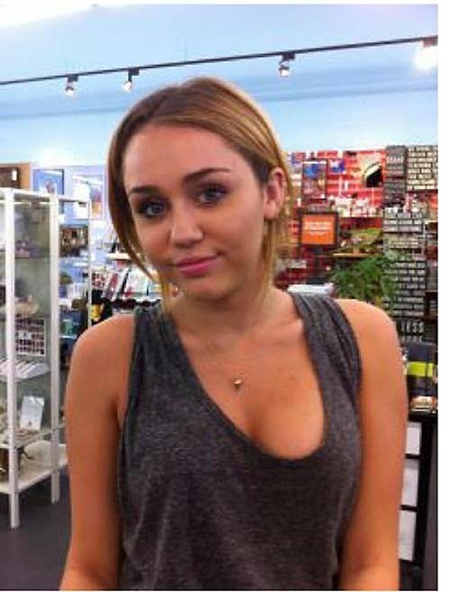 Miley Cyrus sexy bikini and see thru paparazzi photos #75268264