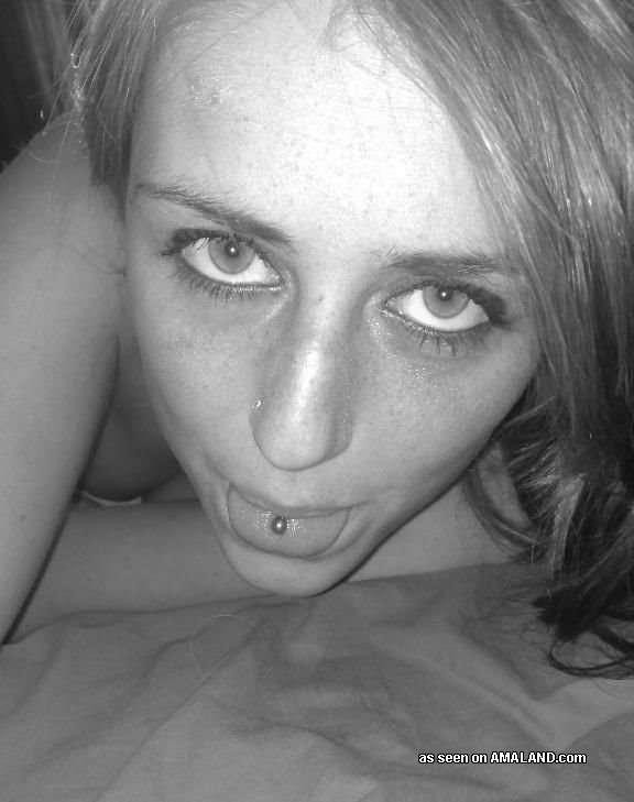 Wild scene chick flashing her pierced tits while camwhoring #75695516