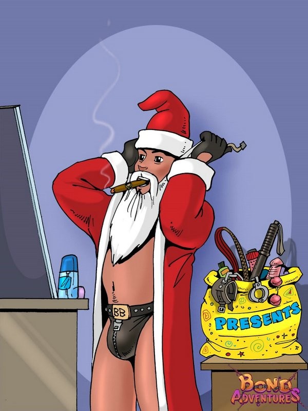 Bondage de Noël en dessins animés
 #69617150