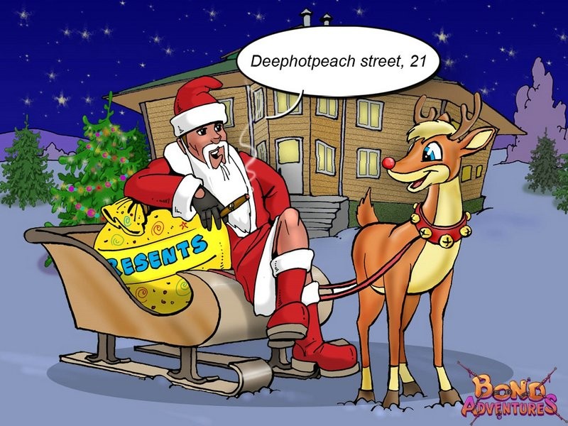 クリスマス漫画ボンデージ
 #69617155