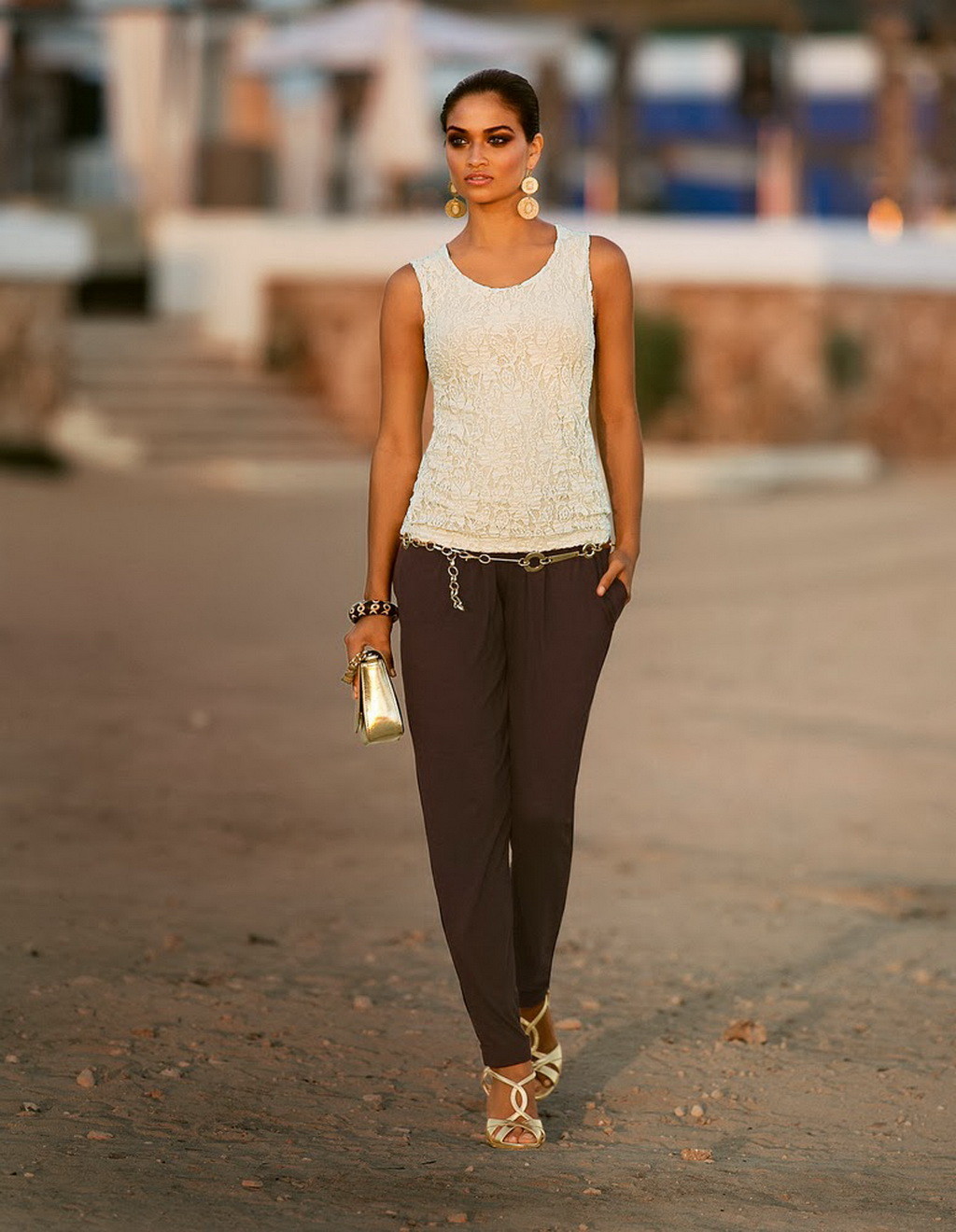 Shanina shaik posiert in sehr heißer madeleine 2013 beachwear kollektion
 #75209574