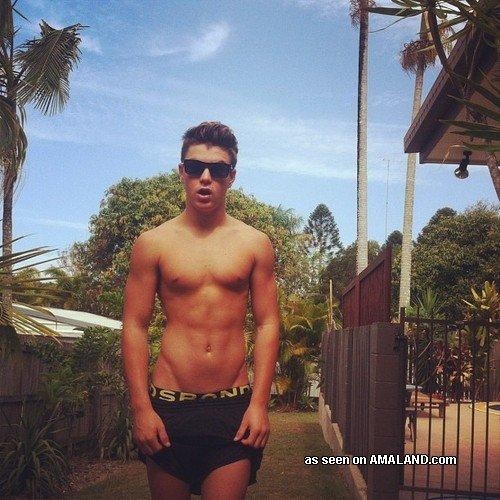 Shirtless amateur hunks show off their hot sexy bodies #76916659