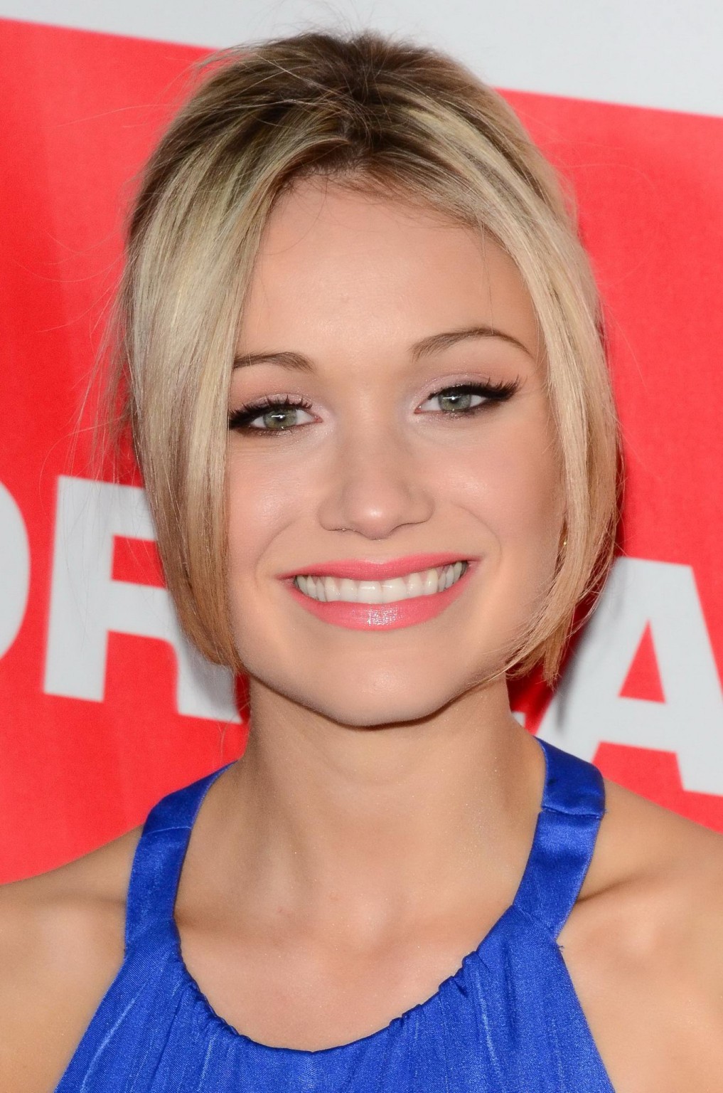 Katrina Bowden looks sexy wearing a little blue dress at the 'American Reunion'  #75269816