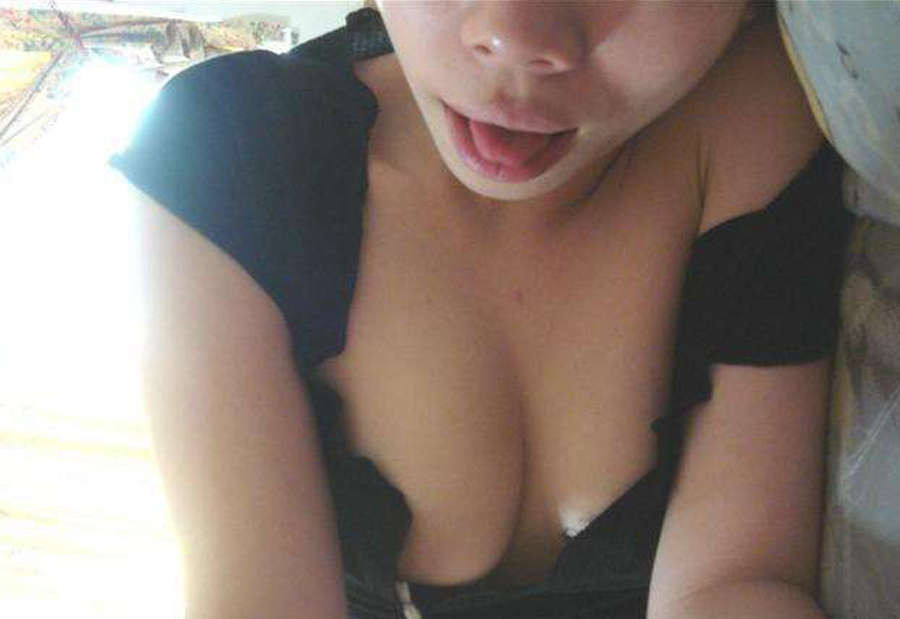 Sweet Asian babe gagging real deep #69857047