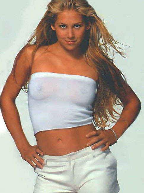Celebrity babe Anna Kournikova see thru and nice boobs #75419903