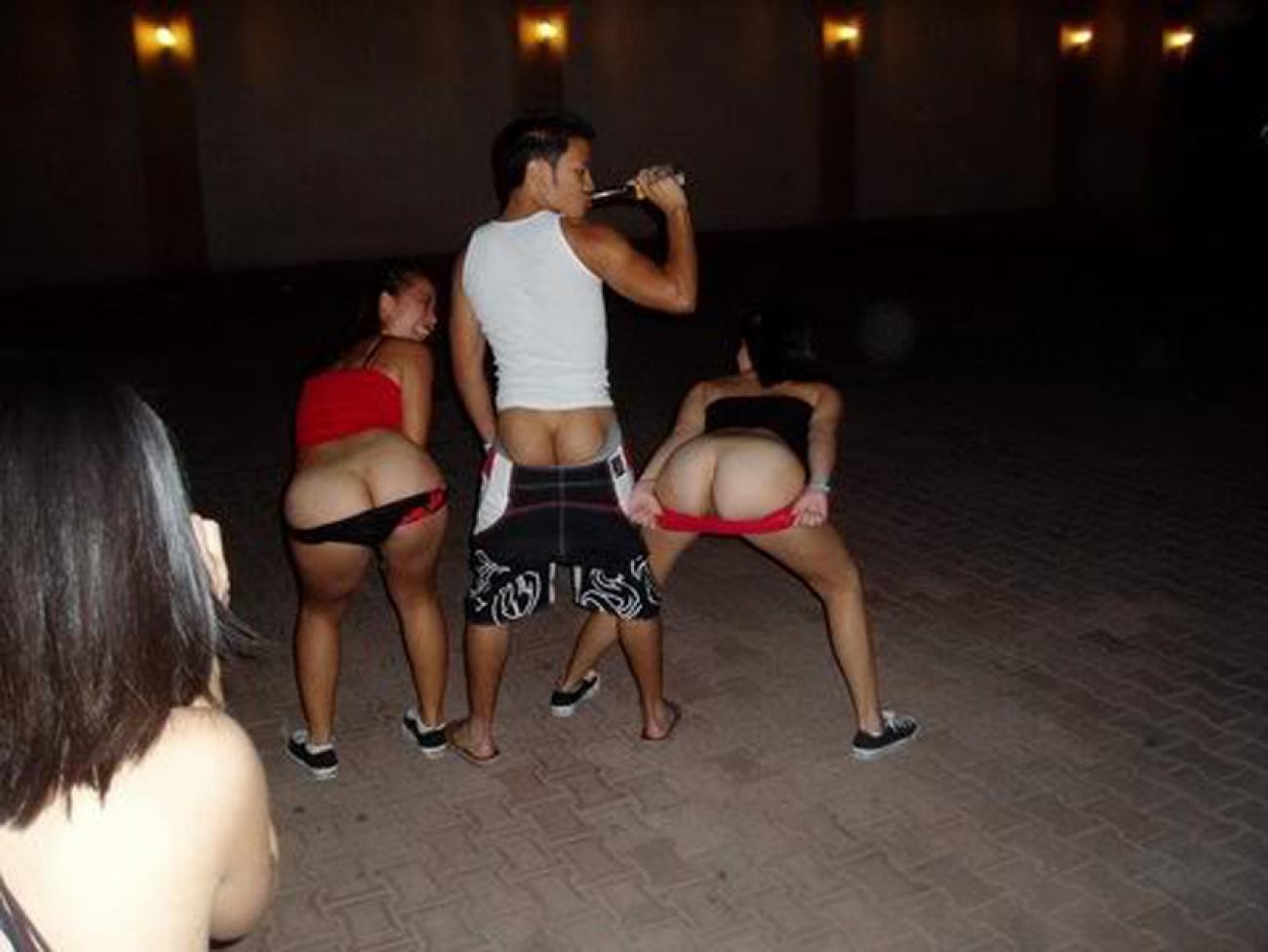 Pictures of an Asian GF who got trashed in her birthday bash #77129912