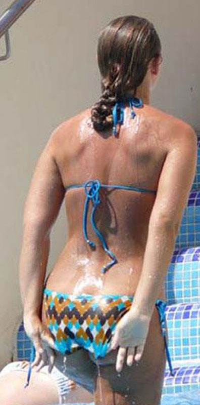 Celebrity Kimberley Walsh amazing hot ass in sexy bikini #75401449