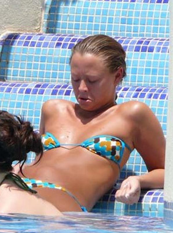 Celebrity Kimberley Walsh amazing hot ass in sexy bikini #75401467