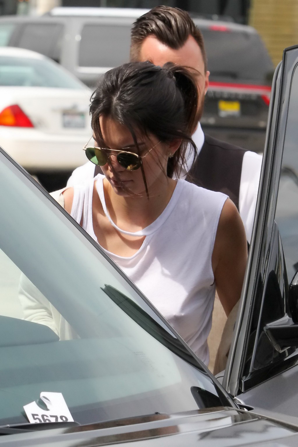 Kendall Jenner showing pokies and nipple piercing #75144037