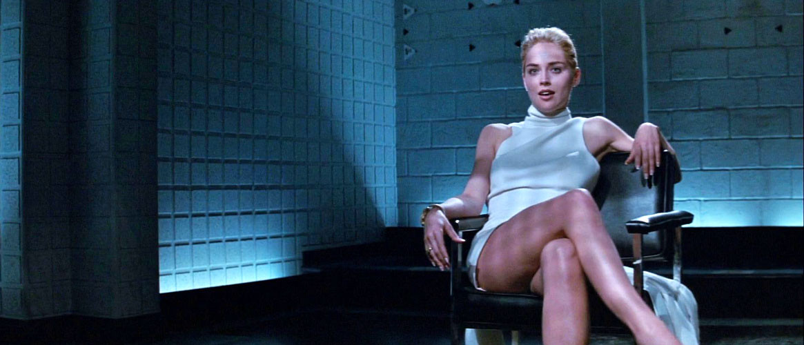 Sharon Stone showing her shaved pussy and upskirt #75403893