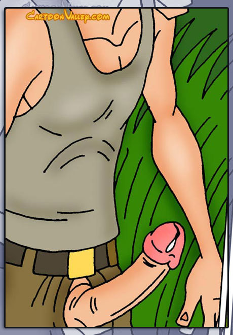 舌に洗濯ばさみをつけたバーサがマイロに突かれる
 #69549276