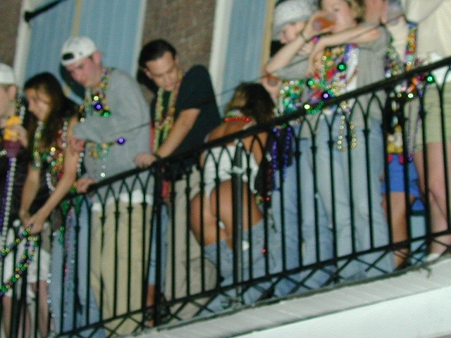 Drunk College Coeds Kissing At Crazy Rave Parties #76400605