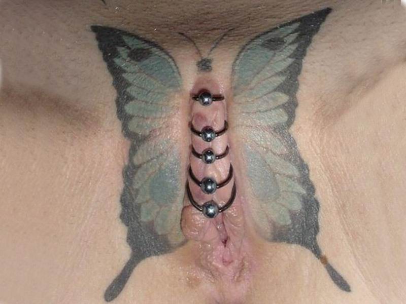 pierced and tattooed amateur pussies #67257056