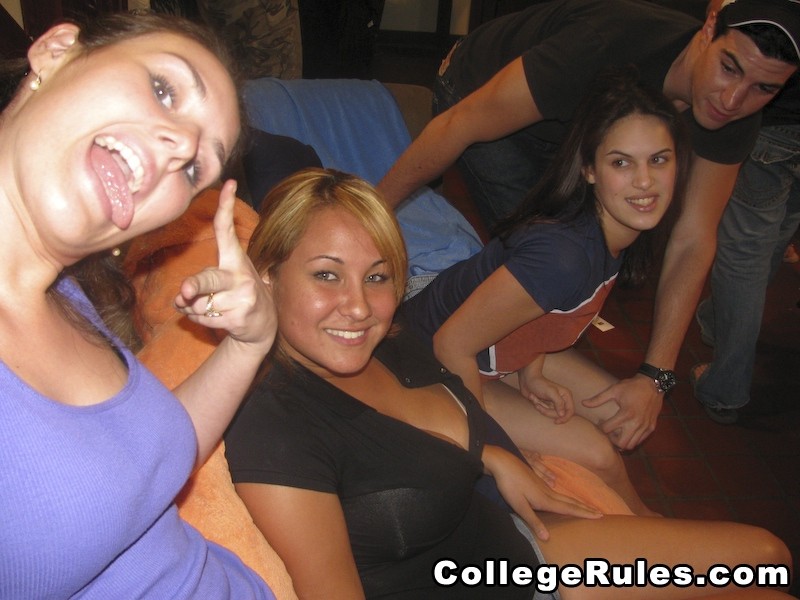 Awesome college babe gangbang party at my college dorm #79386183