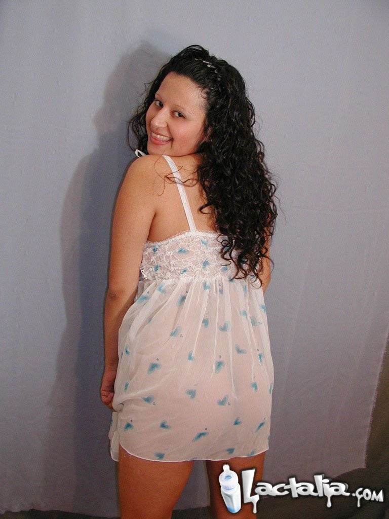 Big belly pregnant latina in her nighty #70056148