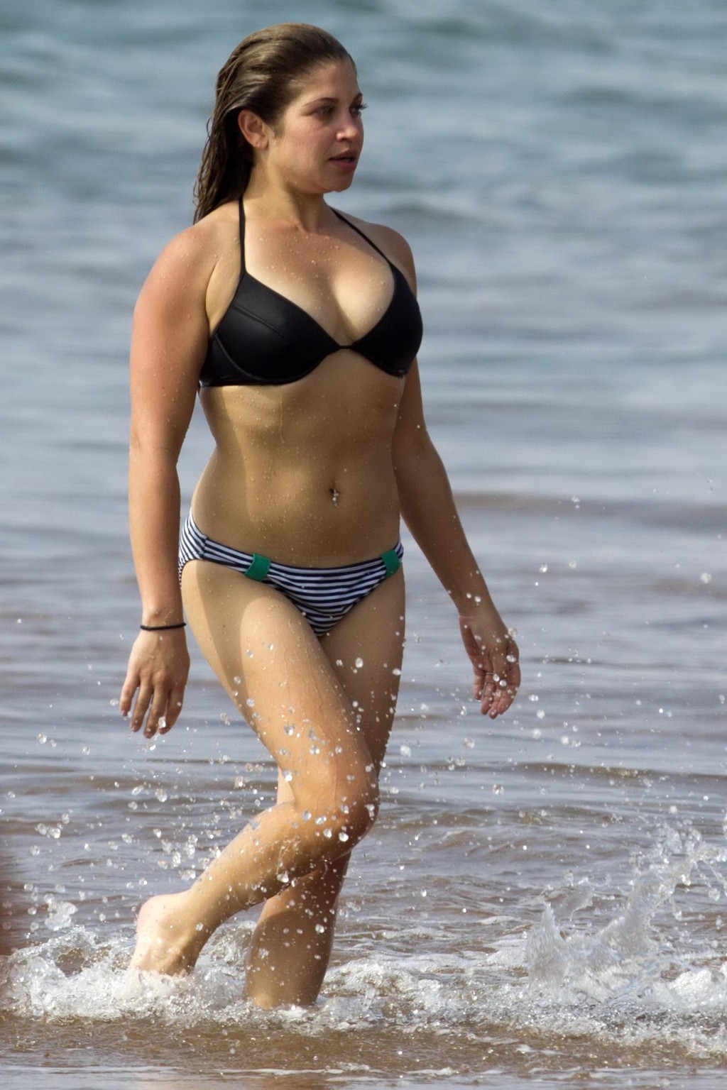 Danielle Fishel showing off her plump bikini body on a beach in Hawaii #75214674