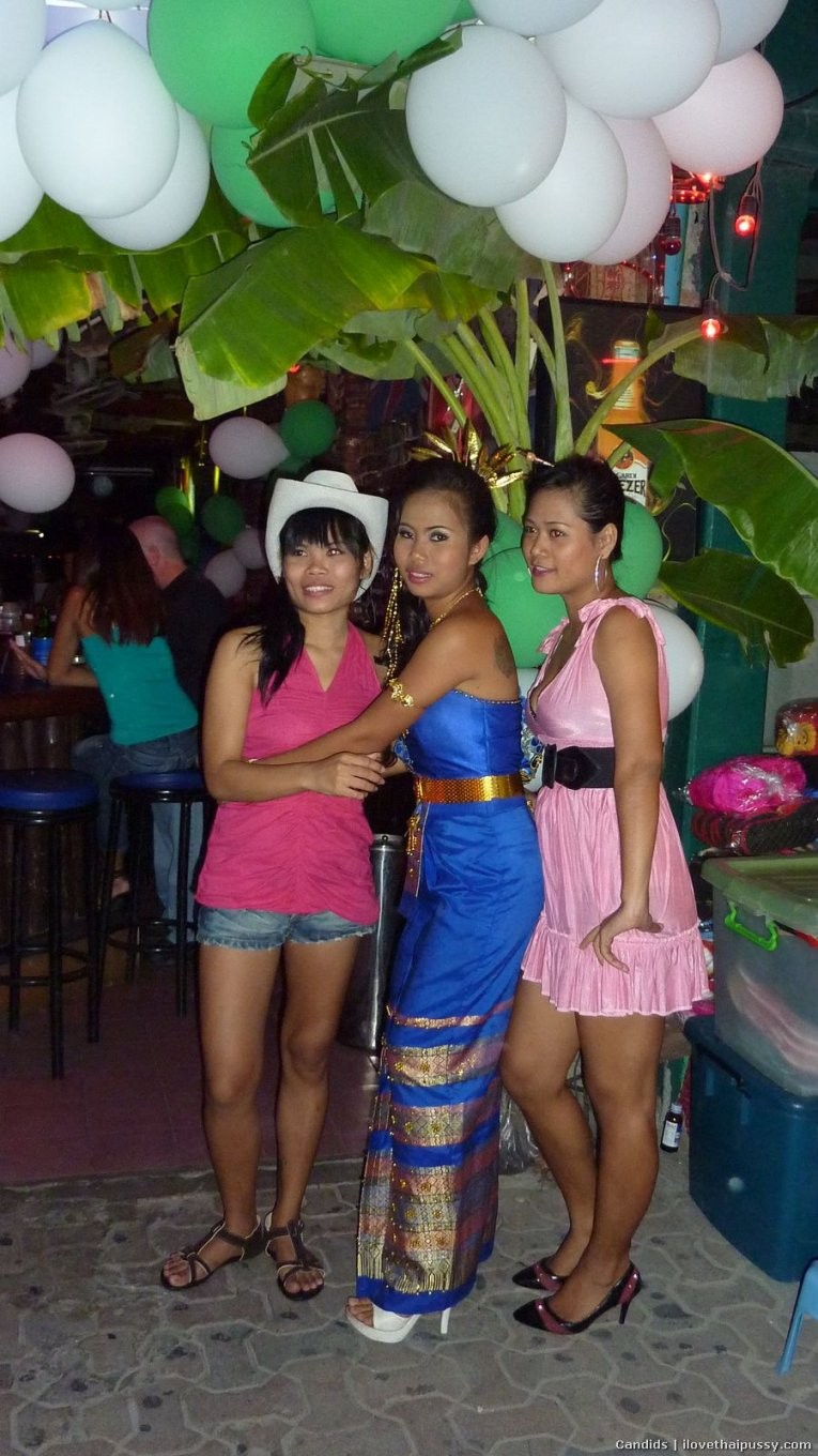 Thai gogo dancer bargirl whore fucks sex tourist for money asian slut #67972633